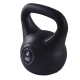 Kettlebell Black Cimento Peso Academia 4 Kg Preto