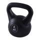 Kettlebell Black Cimento Peso Academia 6 Kg Preto