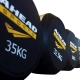 Kit Dumbell Ahead Sports Borracha 10 Pares de 12.5kg a 35kg